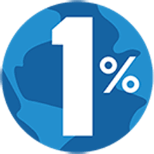 Logo 1% for the Planet, Inc.