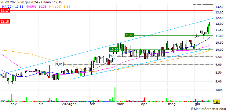 Grafico RCL Foods Limited