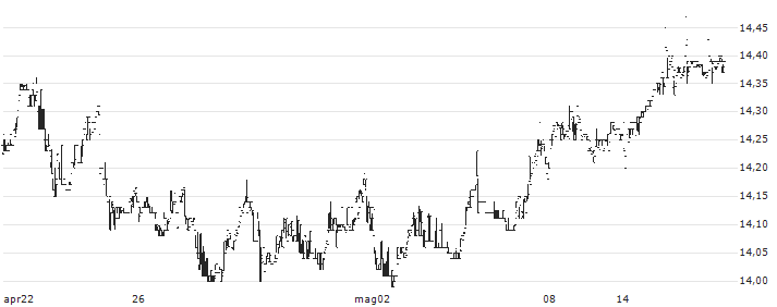 Blackstone Senior Floating Rate 2027 Term Fund(BSL) : Grafico di Prezzo (5 giorni)